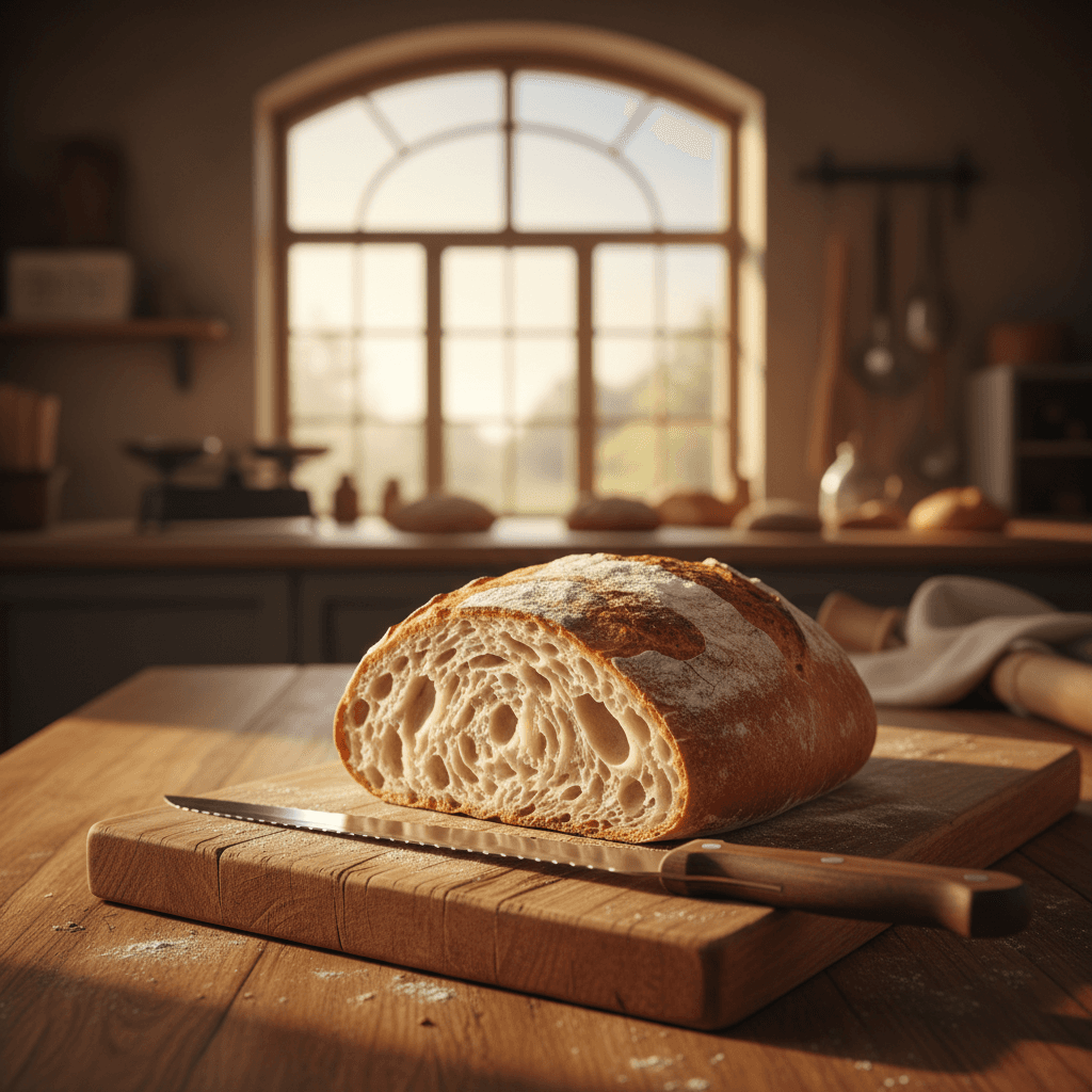 Pane Toscano fresco tostato