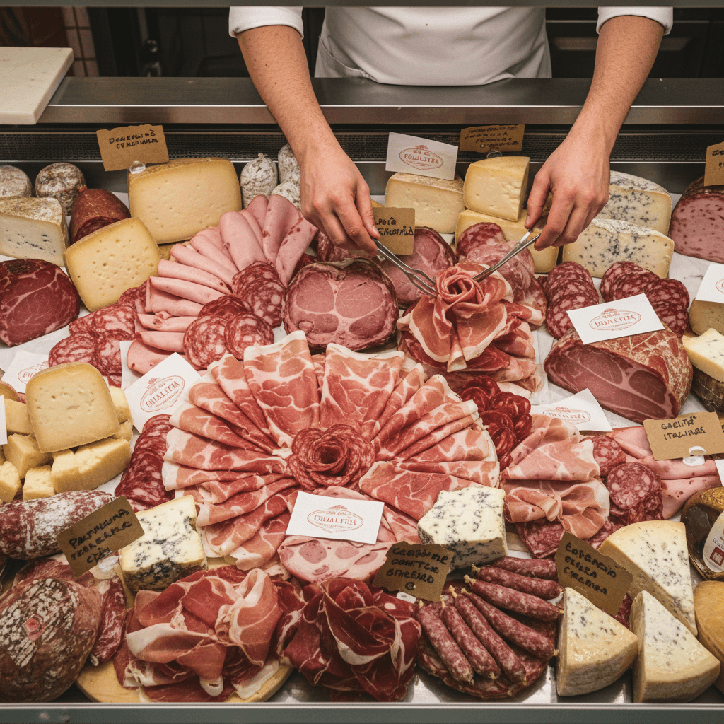 Affettati e formaggi della salumeria CRAI Coraggio