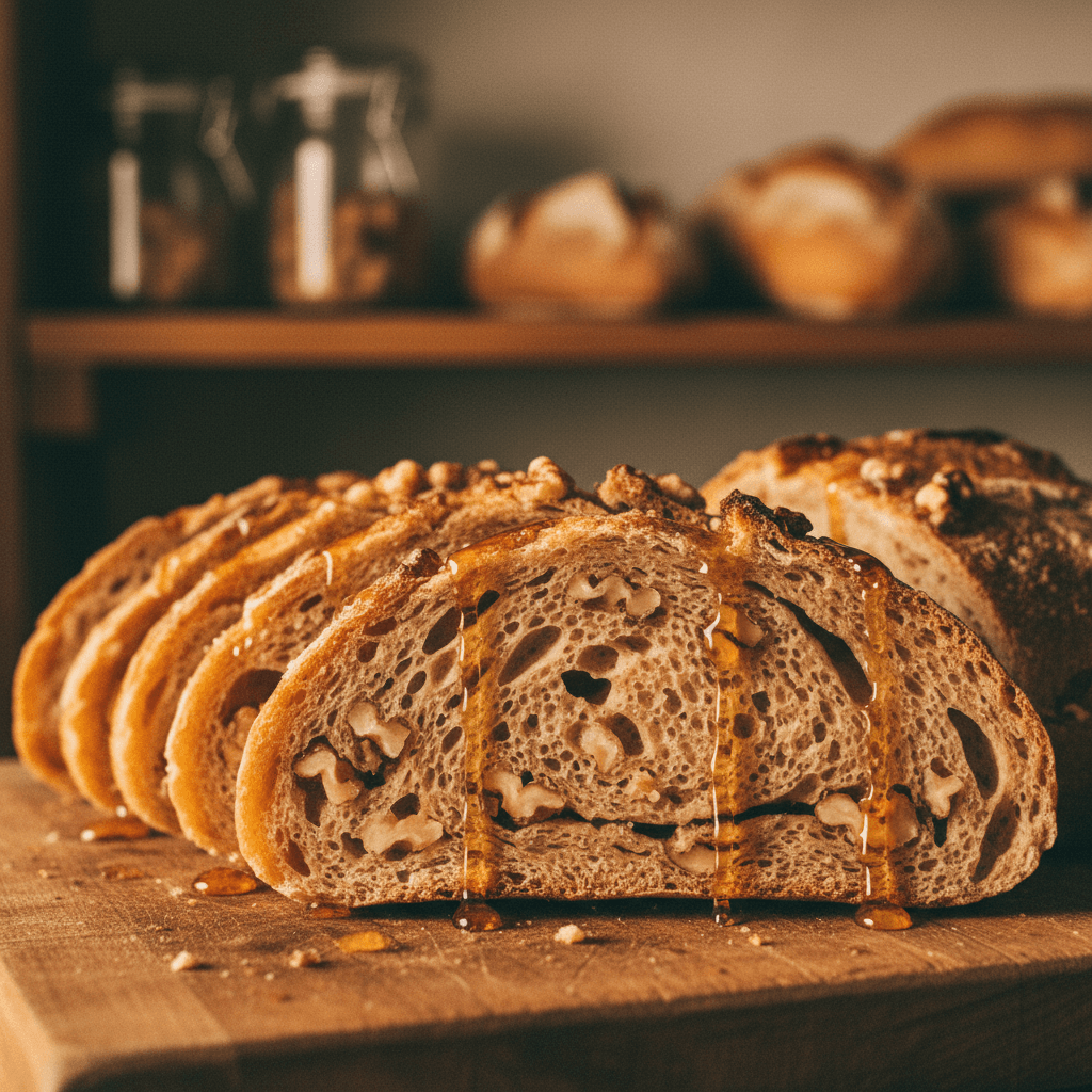 Pane alle Noci con miele