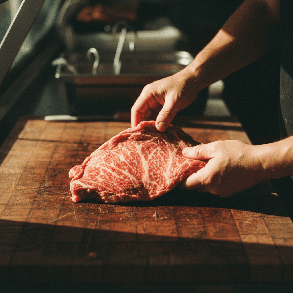Controllo qualità della carne fresca