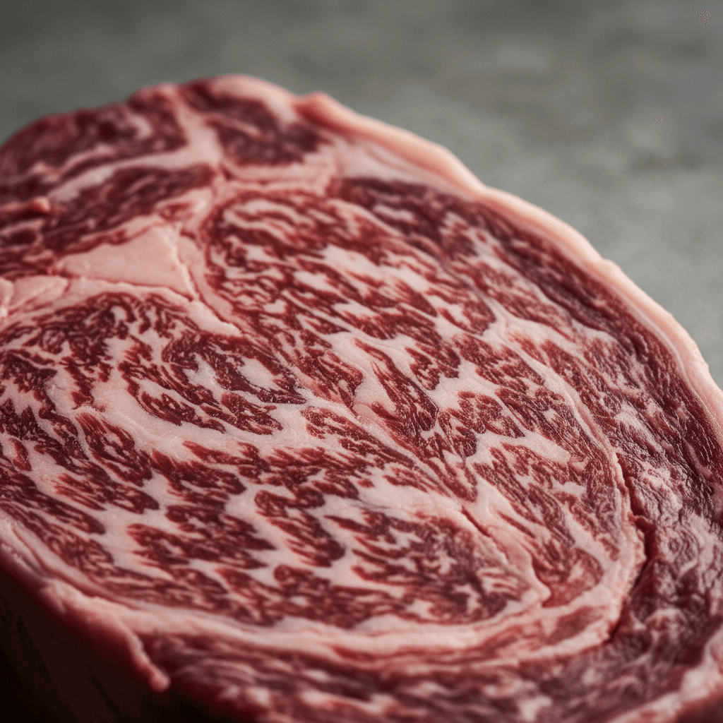 Dettaglio della qualità della carne premium